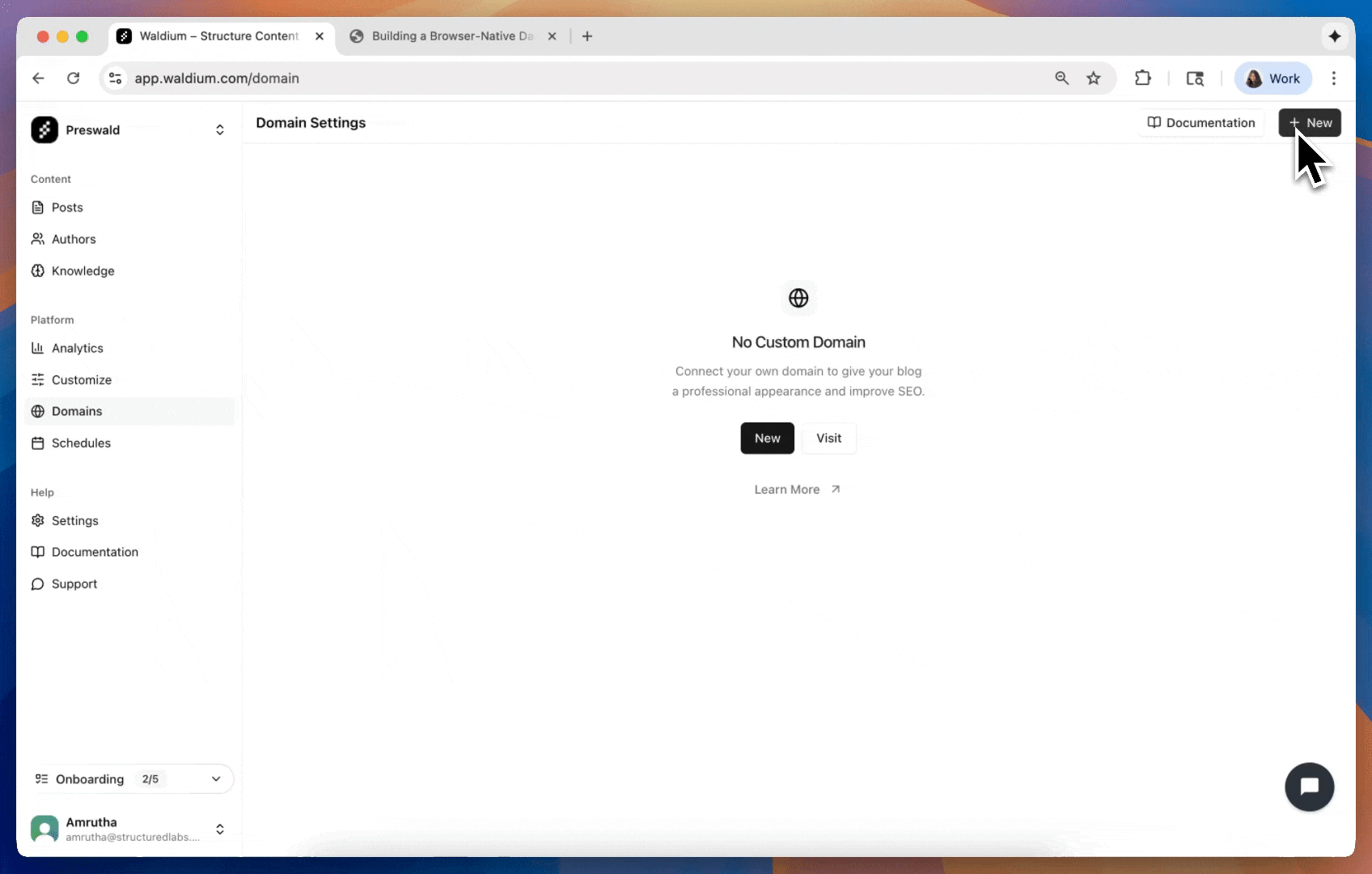 Screenshot of the content generation modal showing style, tone, and length options